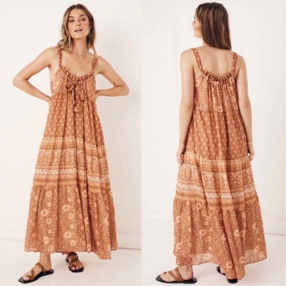 Spell & The Gypsy Utopia Strappy Sundress Cinnamon